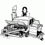 It's a pretty sad car crash even though nothing died except a parent's trust in their child